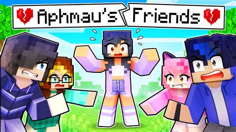 Aphmaus Friends Are Over In Minecraft Youtube