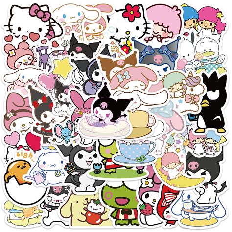 50pcs Sanrio 3 Stickers – AU Sticker World