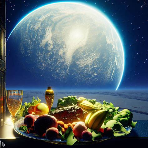 Healthy food in a space station by AnimeSaint369 on DeviantArt