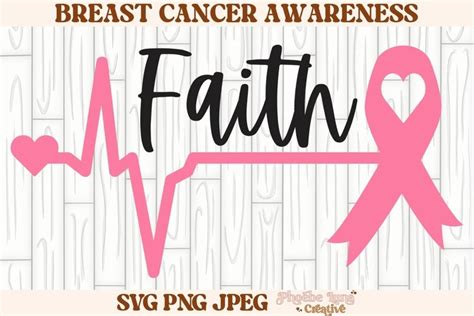 Faith Pink Ribbon Svg Breast Cancer Svg Pink 2218133