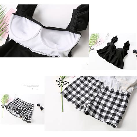 KKimee台灣現貨兩件式泳衣泳裝 2XL短裙 平口褲SG116比基尼 溫泉 遊泳衣 BIKINI 大尺碼 蝦皮購物