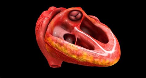 D Model Animated Realistic Human Heart Medically Accurate Vr Ar