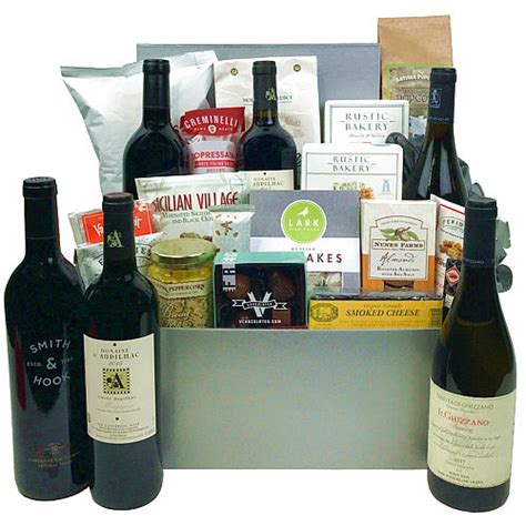 Impressive Wine Gift Basket – Fancifull Gift Baskets