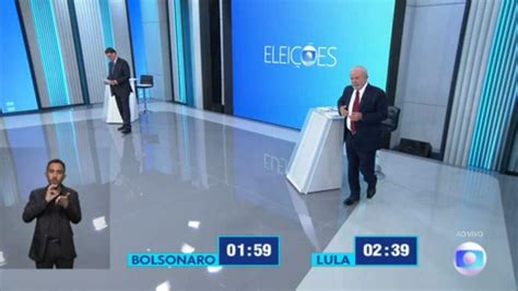 Vídeo Debate Na Globo Lula E Bolsonaro Voltam A Falar Sobre Corrupção