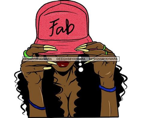 Ghetto Babe Street Girl Funky Girl Woman Face Urban Swag Hip Etsy