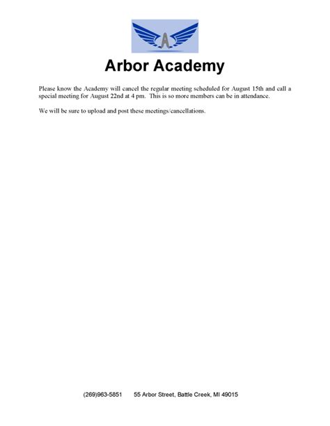 Enrollment Arbor Academy