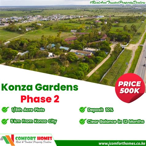 Konza Gardens Phase Comfort Homes Affordable Prime Plots For Sale