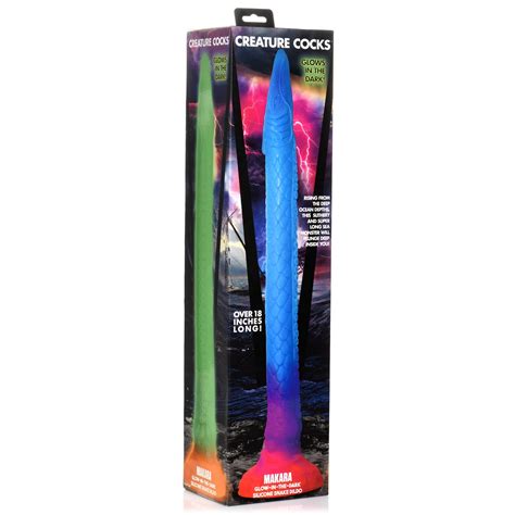 Makara Glow In The Dark Silicone Snake Dildo The BDSM Toy Shop