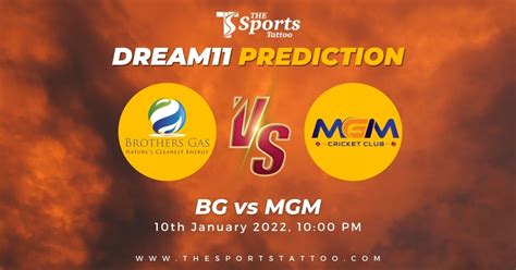 BG Vs MGM Dream11 Prediction Today Match Sharjah CBFS T20 Live