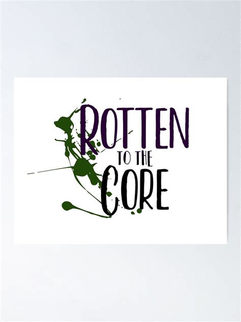 "Descendants Rotten To The Core" Poster for Sale by alexap45 | Redbubble