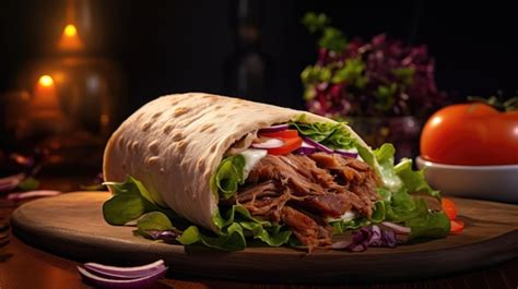 Premium AI Image | Doner kebab