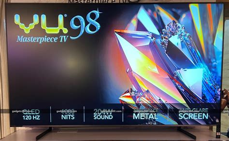 Vu Masterpiece QLED 98 Inch And 85 Inch Televisions Launched In India