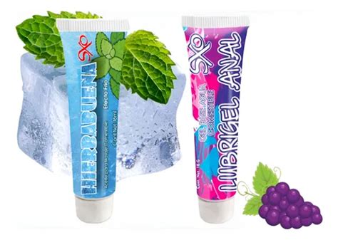 Lubrigel Sxo Efecto Frio Hierbabuena Anestesico Anal Uva Cereza