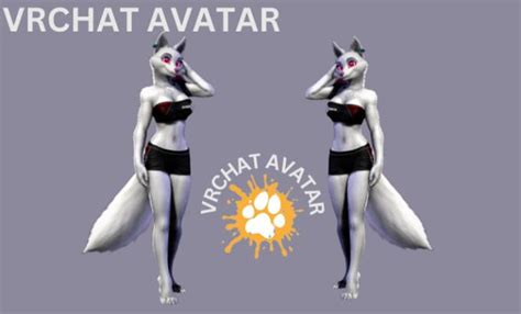 Create Vrchat Avatar Furry Avatar Fursona Furry Nsfw 3d Model For