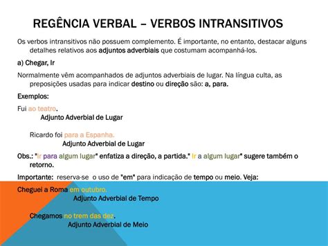 PPT Regência verbal e nominal PowerPoint Presentation free download