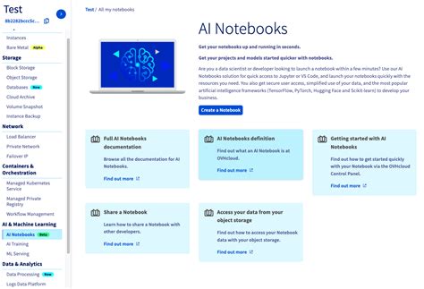 Ai Notebooks Manage And Use Data In A Notebook Via Ui Ovhcloud