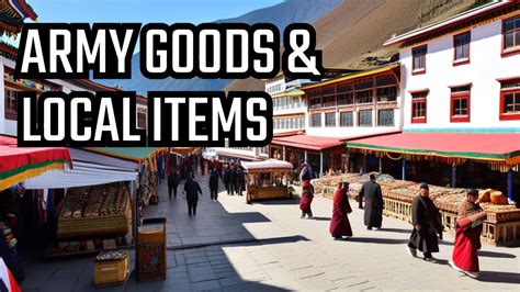 I Tried Shopping At Tawang City Market Visit Best Army Products And