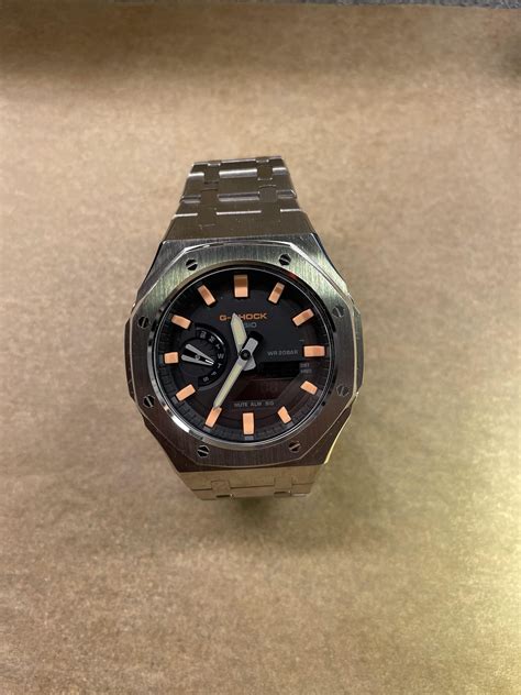 [casio ga2100] just got my casioak and made a some mods and i am rally ...