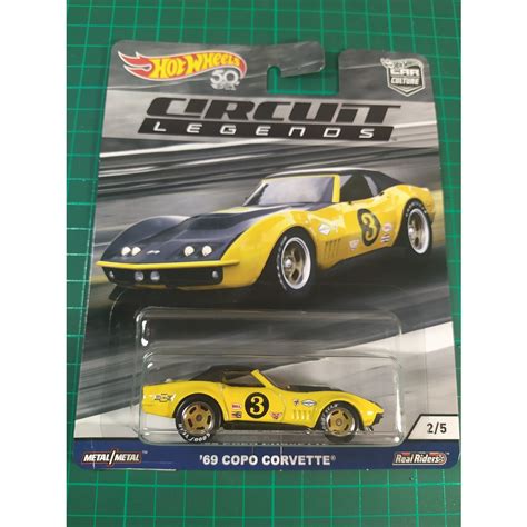 Hot Wheels Copo Corvette Circuit Legends Car Culture Card Not Mint Shopee Malaysia