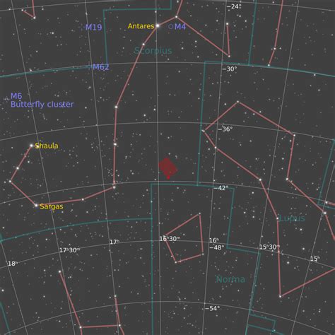 Ngc The Open Cluster In Scorpius Fernando Oliveira De Menezes