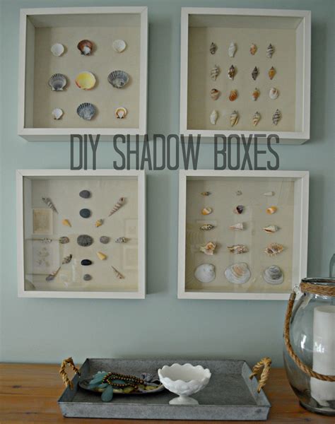 Right Up My Alley Diy Shadow Box And Shell Art