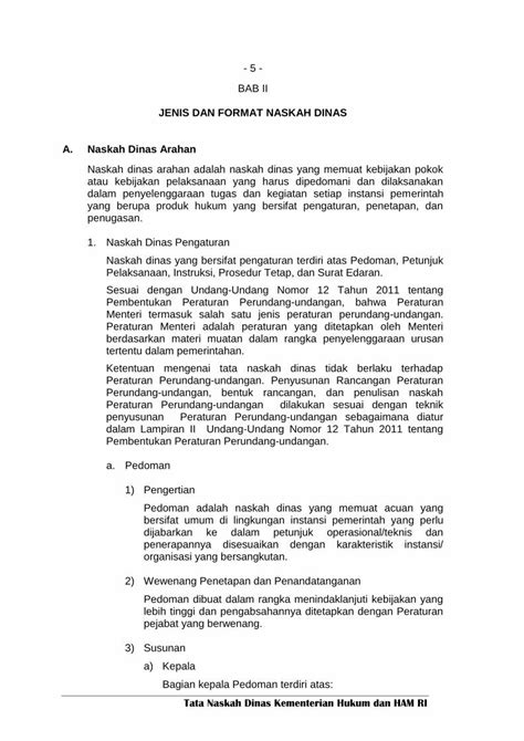 Pdf Bab Ii Jenis Dan Format Naskah Dinas Pdfslide