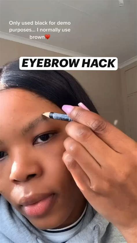 Save This Easy Eyebrow Hack It Works So Well😍 Eyebrow Tutorial [video] Eye Makeup Tutorial