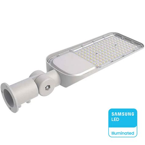 Φωτιστικό Δρόμου LED SLIM 30W 100 3000lm IP65 Samsung Chip Ψυχρό Λευκό