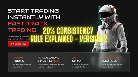 Fast Track Trading Consistency Rule Explained Version Youtube