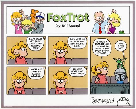 The Way Signed Print Foxtrot Comic By Bill Amend The Foxtrot Store