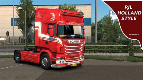 Rjl Scania Holland Skin V1 0 Mod Euro Truck Simulator 2 Mod Ets2 Mod