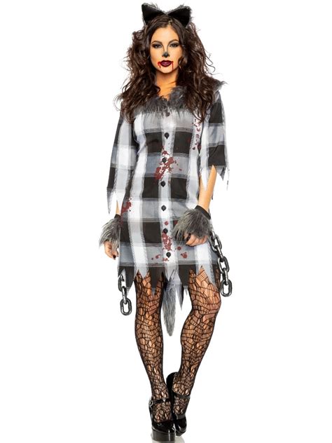 Seeing Red Womens Full Moon Vicious Werewolf Costume Xx Large 14 16