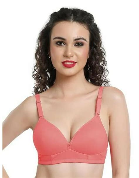 Buy Lovable Women Solid Polycotton Padded Non Wired Full Coverage Bra