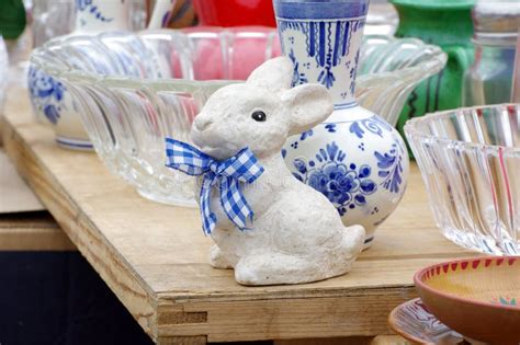 Easter Rabbit Ceramic Stock Image Image Of Decoration 67736739