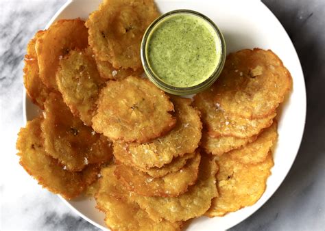 Tostones And Mojo Verde Travelandmunchies