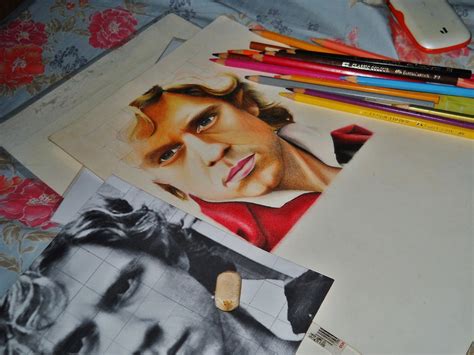 Aaron Tveit (Enjolras) WIP by rommeldrawlines-12 on DeviantArt