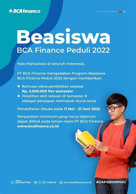 Beasiswa BCA Finance Jenis Syarat Dan Benefit BROONET