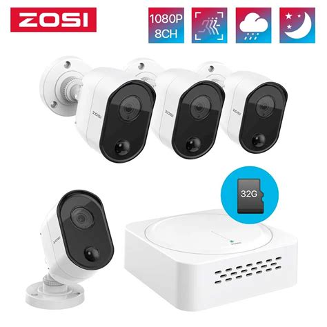 Zosi Ch Security Camera System H Mp Lite Mini Video Surveillance