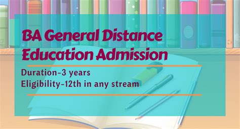 Ba General Distance Education Admission Fees Eligibility Colleges