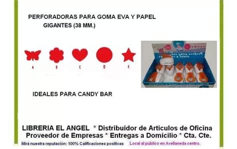 Sacabocado Perforadora Copo De Nieve Mm Goma Eva Papel En Venta En