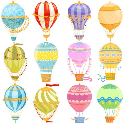 Buy Pcs Colorful Hot Air Balloons Cut Outs Hot Air Balloon Bulletin