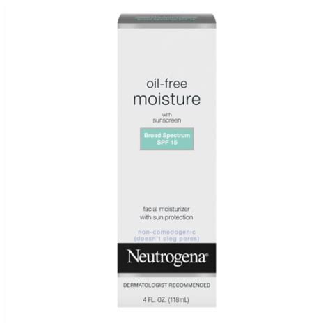 Neutrogena® Oil-Free Moisture SPF 15 Facial Moisturizer, 4 fl oz - Kroger