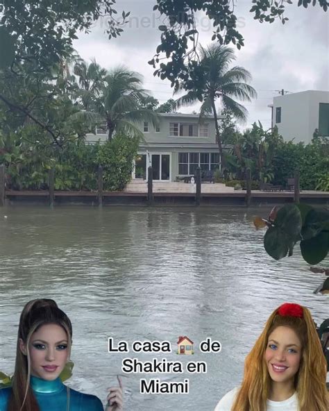 Lo prometido es deuda Aquí la la casa de Shakira en Miami Lo