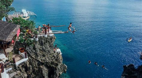 Ariel Point Cliff Diving Cliff Diving Boracay Things To Do Living