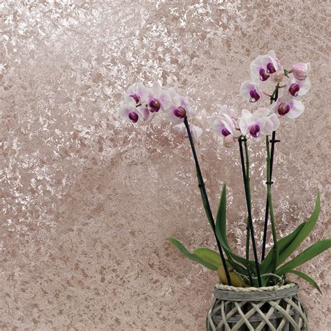 Velvet Crush Foil Rose Gold Wallpaper Arthouse