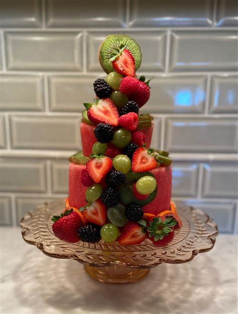 Watermelon Cake Watermelon Cake Fruit Birthday Cake Fresh Fruit Cake