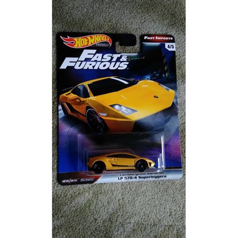 Hot Wheels Premium Fast Furious Lamborghini Gallardo LP 570 4 Superleggera Fast Imports