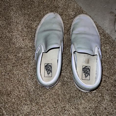 Gray vans! Worn but still in great condition! - Depop