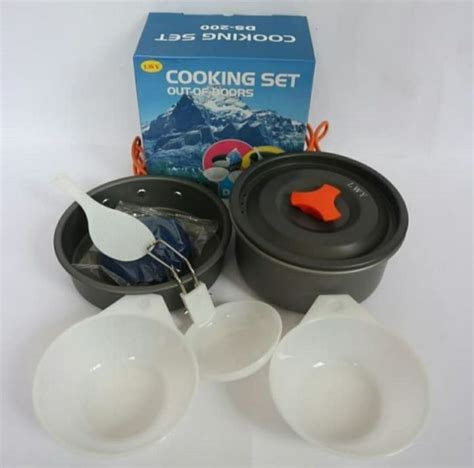 Cooking Set Ds 200 Alat Masak Camping Kemah Nesting Type Ds 200