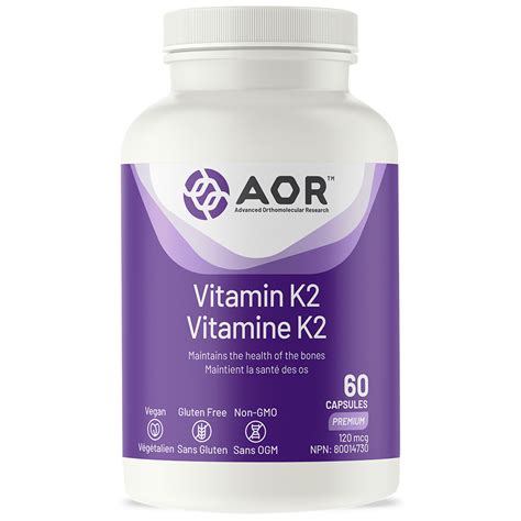 Vitamin K2 Capsules Advanced Orthomolecular Research